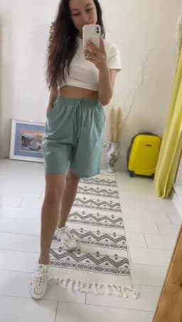 2026 Women Cotton Shorts Summer Casual Solid Two Pockets Shorts High Waist Loose Shorts for Girls Soft Cool Female Shorts