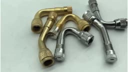 19/27/39mm 45 90 135 Degree Brass Angle Bent Valve Adaptor Tyre Tube Valve Extension Adapter Cap for Truck Car Moto Bike