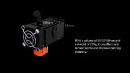 BIQU H2 V2S Extruder Direct Dual Gear Hotend 24V 3D Printer Accessories Titan Extruder For Ender 3 V2 Pro Upgrade H2 V2.0