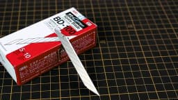 New NT Cutter Spare Replacement Blade BD-100 small art blade 9mm 30 degrees 50blades/Pack for D-400 D-1000 C-400 C-1500