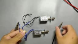 DC 12V 24V Electric Locks Electromagnet TAU-S0837DL-D Stroke 10mm Magnetic Lock for the Cabinet Door Lock