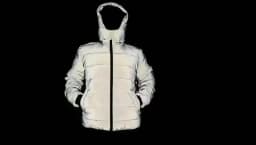 Winter Warm Reflective Jacket Coat Women Men Thick Cotton Padded Outwear Night Jogger Hooded Parka Big Size Hip Hop Streetwear