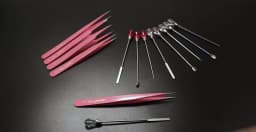 3Pcs/Set Muddler Poke Needle Spoon Tool Set for Beads Professional Silicone UV Resin Mold Epoxy Jewelry Making Nail Art Tools