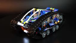 LED Light Kit For 42140 App-Controlled Transformation Vehicle Building Blocks Car Toys Set Only Lighting No Model