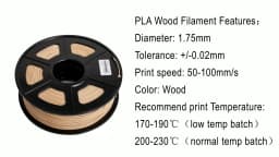 JAYO Filament WOOD Fiber 2KG 3D Printer Close Wood Effect Filament For All Plastic For 3D Pen Printing Materials Fast Shipping