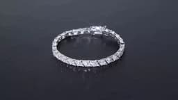 TOPGRILLZ 5mm Tennis Chain Bracelet High Quality Triangular Iced Out Cubic Zirconia Hip Hop Charm Fashion Jewelry For Women