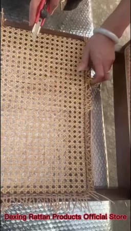 40-55cm Width 0.5-5m Length Natural Indonesian Hand-woven Real Rattan Roll Material Furniture Chair Table Cabinet Repair Tools