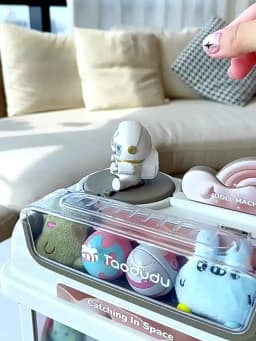 Big Size DIY Doll Machine Kids Coin Operated Play Game Mini Claw Catch Toy Crane Machines Music Doll Children Xmas Gifts Toys