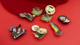 Golf Ball Marker Hat Clip Retro Decorative Cartoon Hat Pins Mexico Vintage Metal Magnetic Caps mark Golf Supplies Accessories