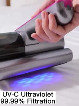7500PA Wireless Dust Removal Equipment with UV Light Portable Home Handheld Vacuum Mite Remover for Mattresses Sofas Cleaner