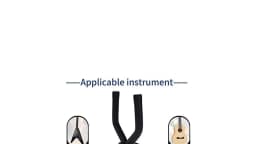 1-10Pcs Guitar Wall Mount Hanger Black Guitar Hanger Wall Hook for All Size Guitars Bass Mandolin Banjo Ukulele Guitar Accessory