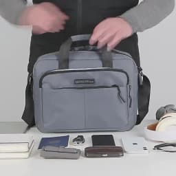 New Men's Large-capacity Horizontal Shoulder Bag Messenger Bag Briefcase Multifunctional Simple A4 Book Handbag Business Bag 가방