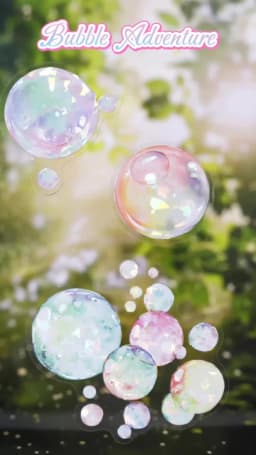 JIANWU Bubble Adventure Series Dream Bubble Landscaping Material Collage PET Sticker Creative DIY Journal Stationery