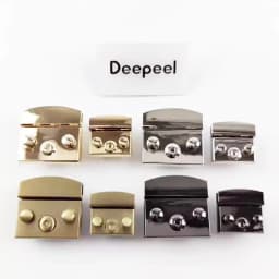 2/3/4/5Pcs Deepeel 50mm/35mm Handbag Lock Replaceable Snaps Clasp Locks Bag Purse Closure Buckles DIY Leather Crafts Accessories
