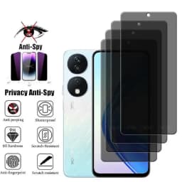 4Pcs For Honor X7B Glass For Huawei Honor X7B Screen Protector Protective Anti-Spy Privacy Cover Glue Tempered Glass Honor X7B