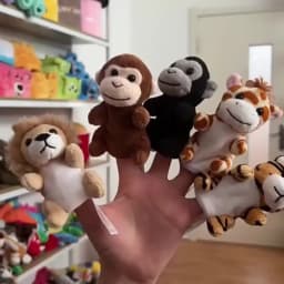 Hand Puppet Plush Toys Stuffed Animal Toys Educational Washable Toddler Dolls For Role Play Storytelling Preschool Teaching
