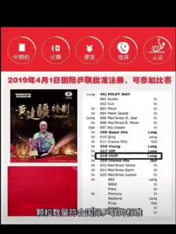 YINHE Cured Long Pips Table Tennis Rubber OX Huang Jianjiang VVIP Medium Pips Ping Pong Rubber ITTF Approved for Competition