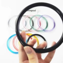 2/4Pcs Deepeel 10cm Acrylic Circular Handle for Bag Transparent Plastic Handbag Decorative Handles Resin Ring DIY Luggage Parts