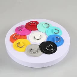 1/4Pcs Surfboard Dinghy Boat PVC Patch PVC D Rings Patch Deck Rigging Sup Board Round Ring Pad Kayaking Boat Surfing Accessories