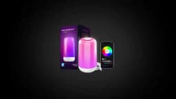Smart Touch Bedside Table Lamp Dimmable RGB Bluetooth LED Night Light Rechargeable Kids Desk Lamp Camping Room Atmosphere Decor