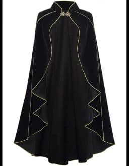 2026 Halloween Fall/Winter Medieval Gothic Suede Fabric Cloack for Men&Women,Purple Stand-Collar Cape Unisex,One Size Fits All
