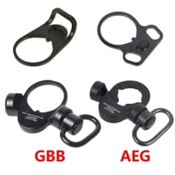 Tactical DD QD GBB AEG Sling Attachment Mount Metal AR15 M4 Mount Adapter Rail Airsoft Hunting QD Slings Base