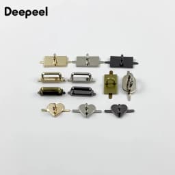 4/10Pcs Deepeel Metal Arch Bridge Buckle Bag Straps Connector Clasp for Handbag Purse Side Clip D Ring Hook DIY Crafts Accessory
