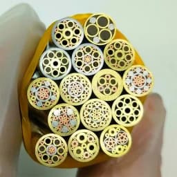 6mm Mosaic Pin Rivets for Knife Handle Screw Brass Mosaics Rivets Nail Steel Tube More Design Exquisite Style Length 90mm