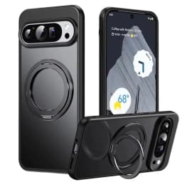 360°Rotating Metal Stand Magnetic Case For Google Pixel 11 10 9 Pro XL 8 7 Pro 10A 9A 8A 7A Funda For Magsafe Shockproof Cover