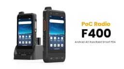UNIWA F400 Rugged PDA 4G Global Public Network Walkie-Talkie Zello Phone Android15 Detachable 4350mAh 4.0“ NFC Add Charging Dock