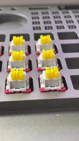 LEOBOG Nimbus V3 Keyboard Switch 5-Pin Linear Switches 28g POM Super Smooth Fine Lubrication Custom Mechanical Keyboard Switches