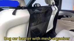 Car Pet Isolation Net Rear Isolation Barrier Thickened Protective Net and Anti Grab Safety Fence Car Seat Storage Bag