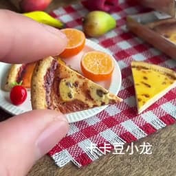 Hot Sale 1:6 Miniature Bakery Gift Set, Handmade Pizza Cookie Bread Matcha Box, Dollhouse Kitchen Pretend Play Dessert Decor