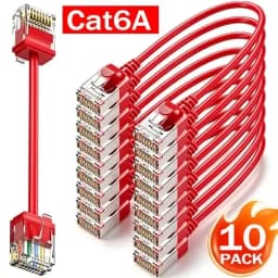 1-10PCS CAT6a Ethernet Cable LAN Super Light Cord UTP 10Gbps 550MHz High-speed Slim Ethernet Network Cable for PC Laptop Router