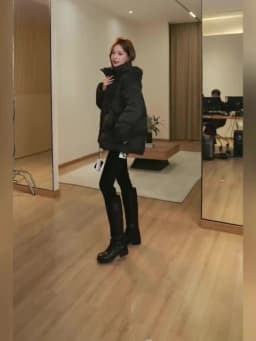 XIAOGULI 2026 Winter -20°C Women Down Coat Hooded 90% Duck Down 136-170g Fill Loose Fit Thick Warm for Cold Winter Outerwear