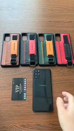 Case for Samsung Galaxy S25 S24 S23 S22 S21 Ultra Note Plus A54 A53 A52S A72 PU Leather Wristband Strap Card Holder Cover Shell