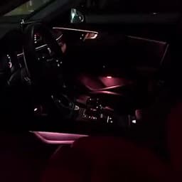 Flexible EL Wire Lights With App Control Ambient Atmosphere Strip Light Decorative Lamps 12V Car Interior Neon RGB Led Strip