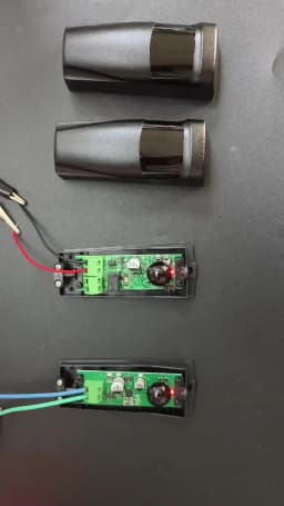 Infrared Beam Sensor Photocell Garage Door Infrared Sensor 12V-24V AC/DC for Sliding Gate Ir Barrier Automatic Door